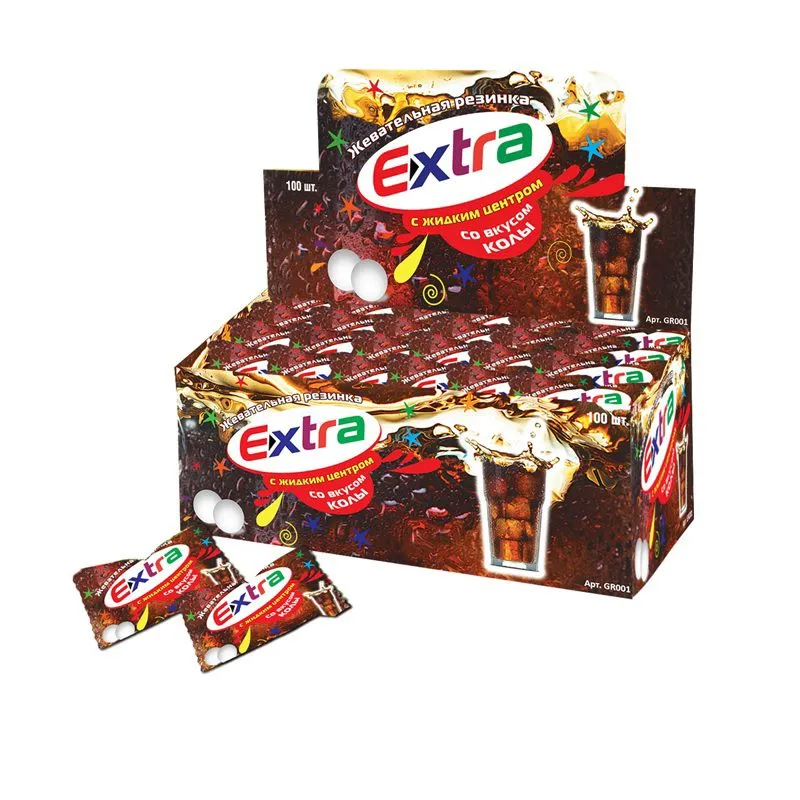 ЖЕВ РЕЗ EXTRA 20*100 ШТ КОЛА