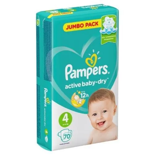 Памперс (Pampers) №4 - 70шт в пачке