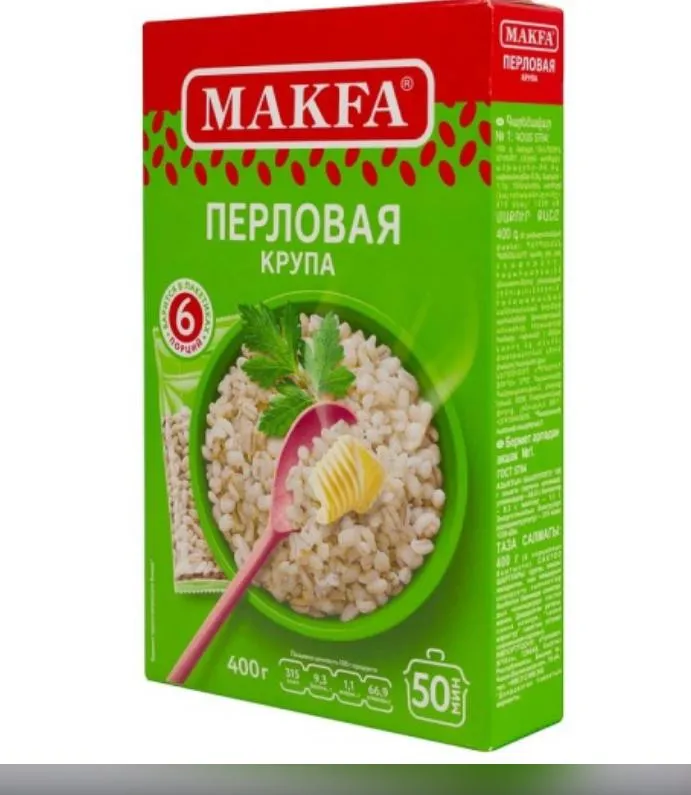 ИП Вискиев, Перловая крупа "МАКФА" 400гр., 9шт/Коробка